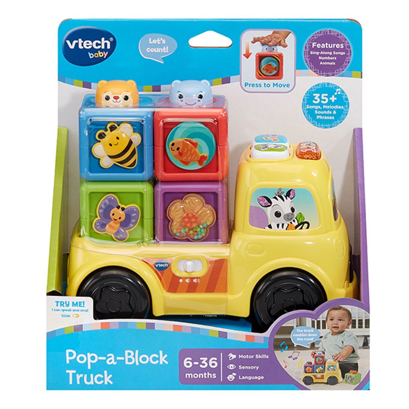 VTech Baby Beep & Go Blocks