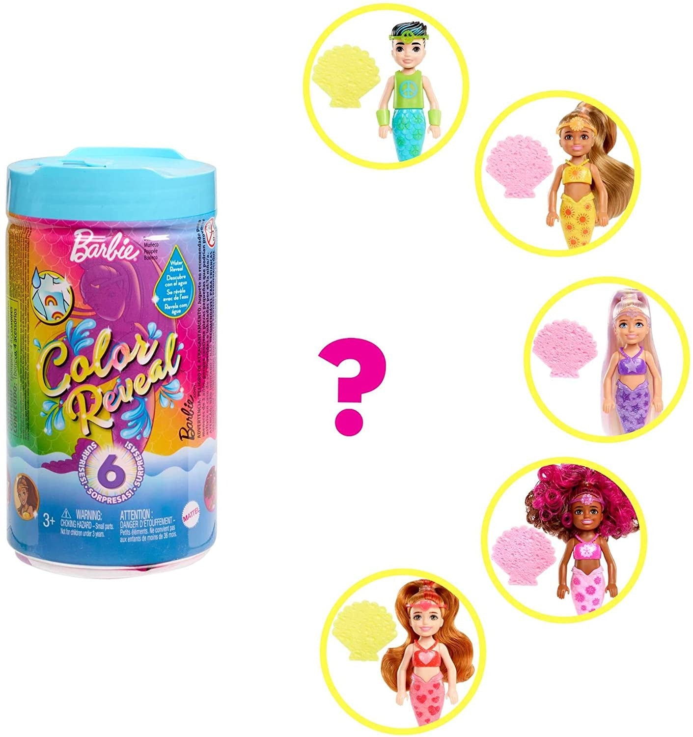 Barbie Color Reveal Chelsea Mermaid