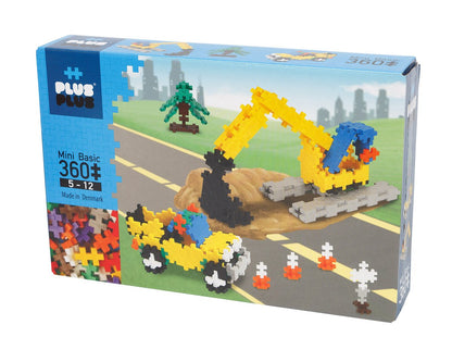 Plus-Plus 3728 Mini Basic Construction 360Pcs