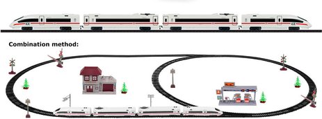 Super Train Avec Circuit Modulable