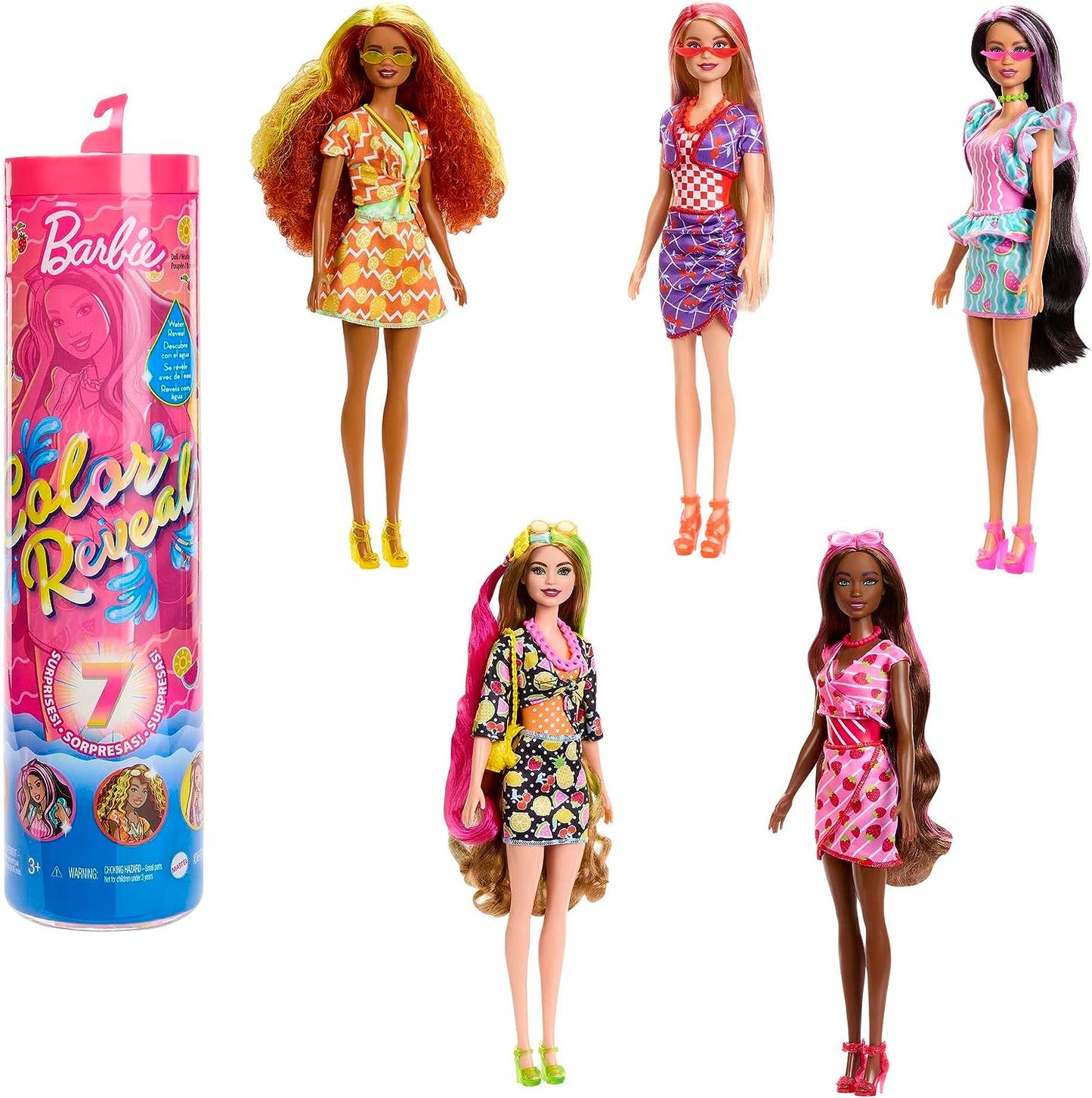 Barbie Color Reveal Doll Sweet Fruit Series