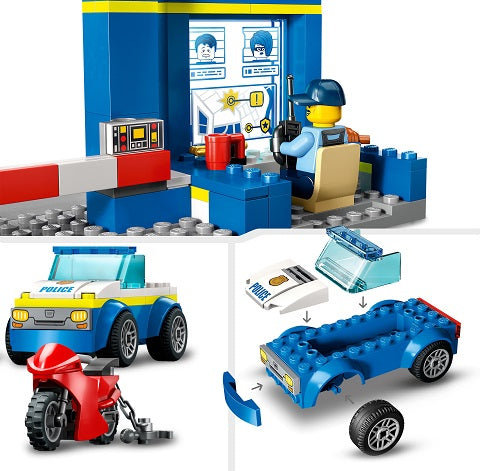 City,Police Station Chase, 172 pcs