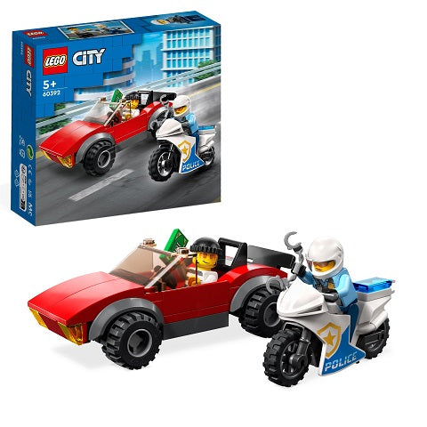 City,Police Bike Car Chase, 59 pcs