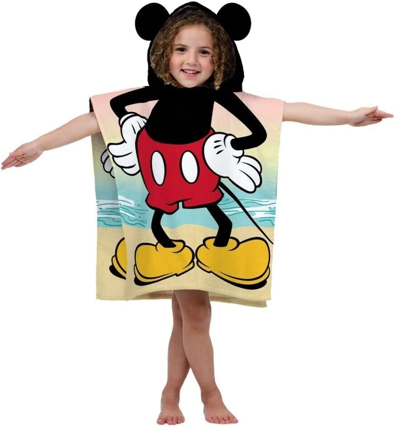 Mickey Microfiber Hooded Towel