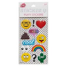 Emoji Puffy Stickers