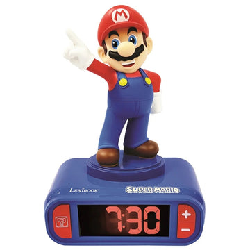 Lexibook 3D Digital Alarm Clock Super Mario