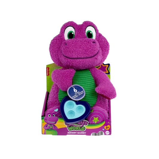 Mattel Barney’s World Sensory Barney Plush Toy