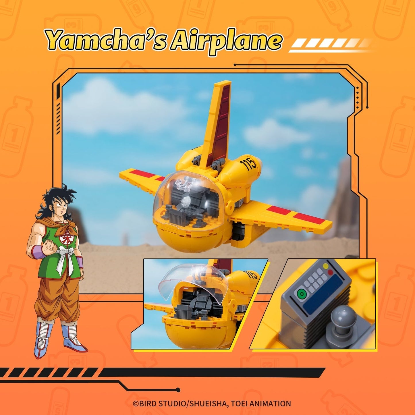 Pantasy Yamcha's Mighty Mouse Airplane Brick