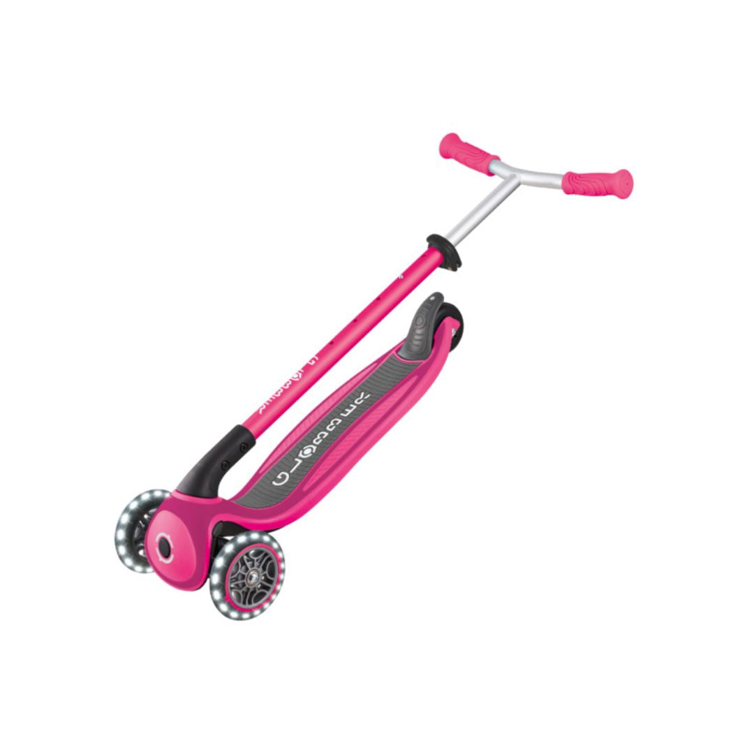 Globber Master Lights 3-wheel light-up Pink Scooter