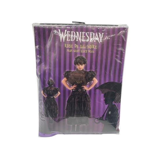 Wednesday Addams Black Prom Dress 140cm