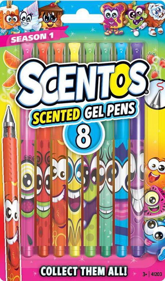 Scented Gel Pen, Pack Of 8