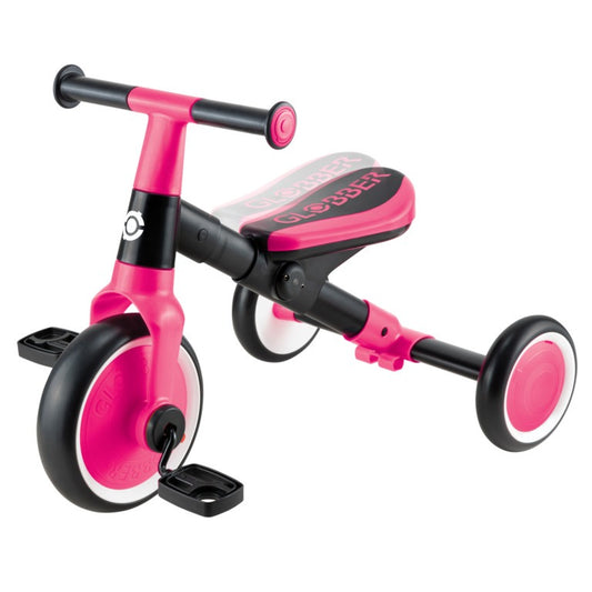 Globber Tricycle 2 In 1 Fushia