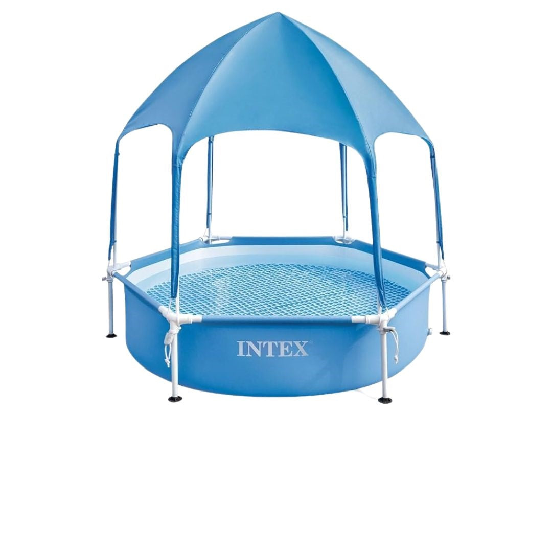 Intex Canopy Metal Frame Swimming Pool Joueclublb