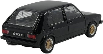 Solido Car 1:18 Volkswagen Golf Black Custom 1983