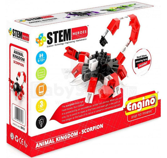 Engino Stem Heroes Animal Kingdom 39 Pcs - Scorpion