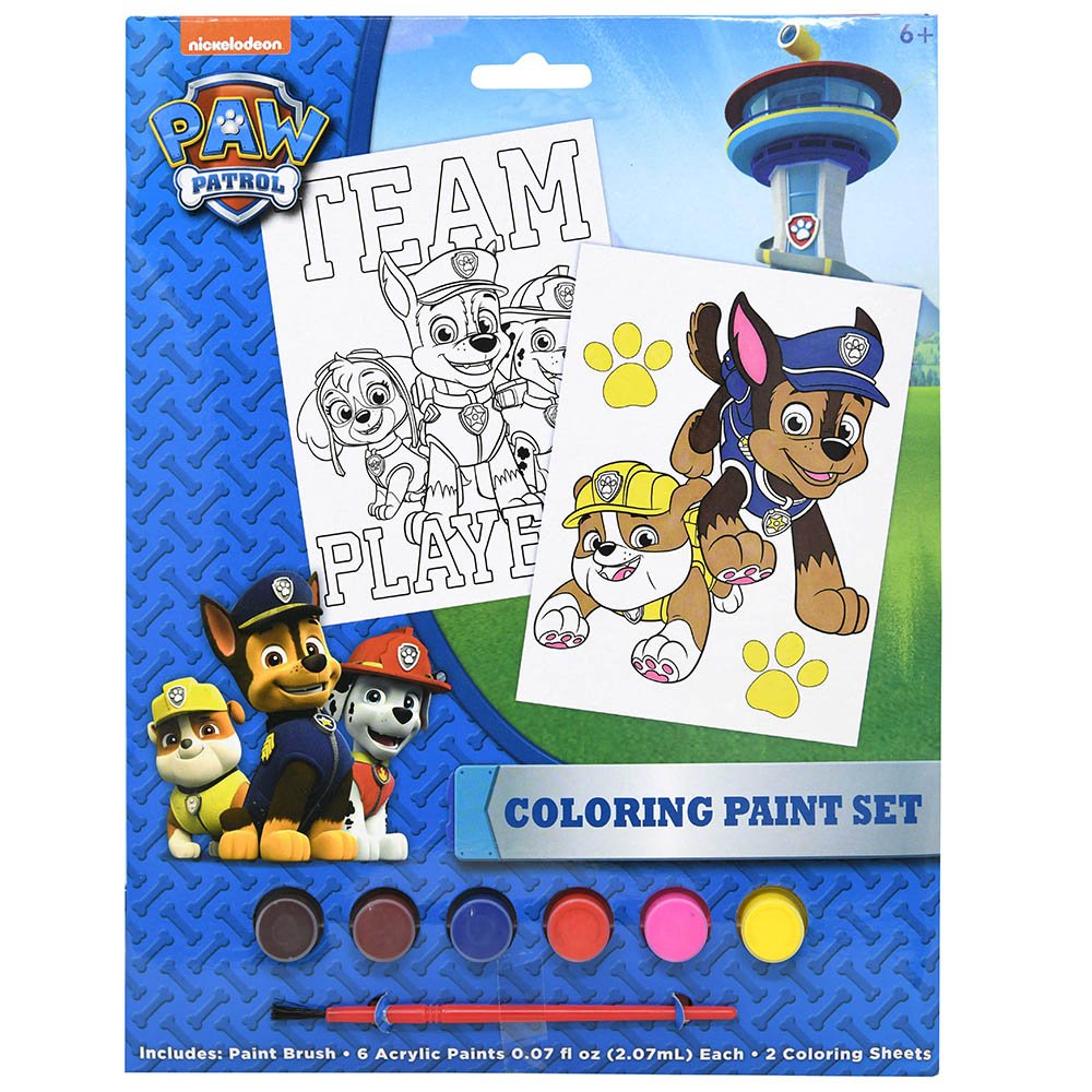 Paw Patrol Poster Paint Set