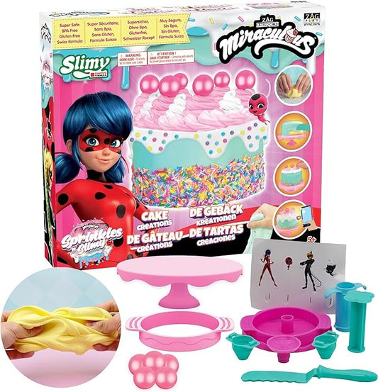 Miraculous Ladybug Sprinkles n' Slimy Birthday Cake Creations