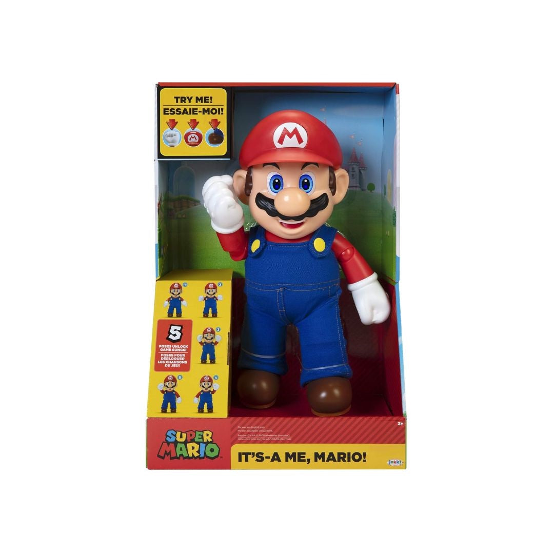 Super Mario Figure interactive Plushie