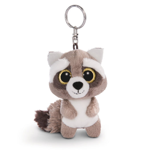 Nici Glubschis Raccoon Clooney Plush keyholder