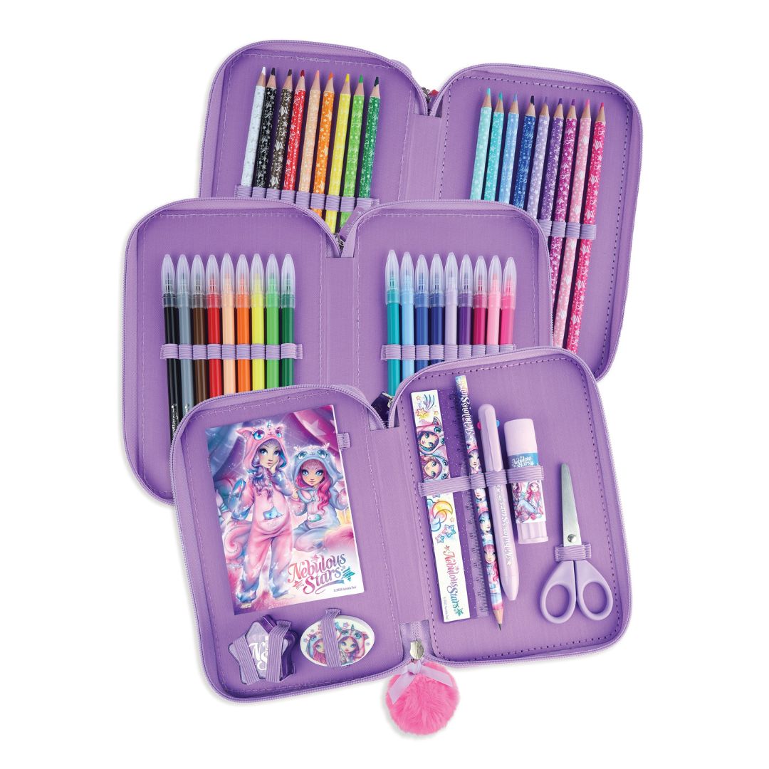 Nebulous Stars 3-Tier Pencil Case-Nebulia & Cristalia