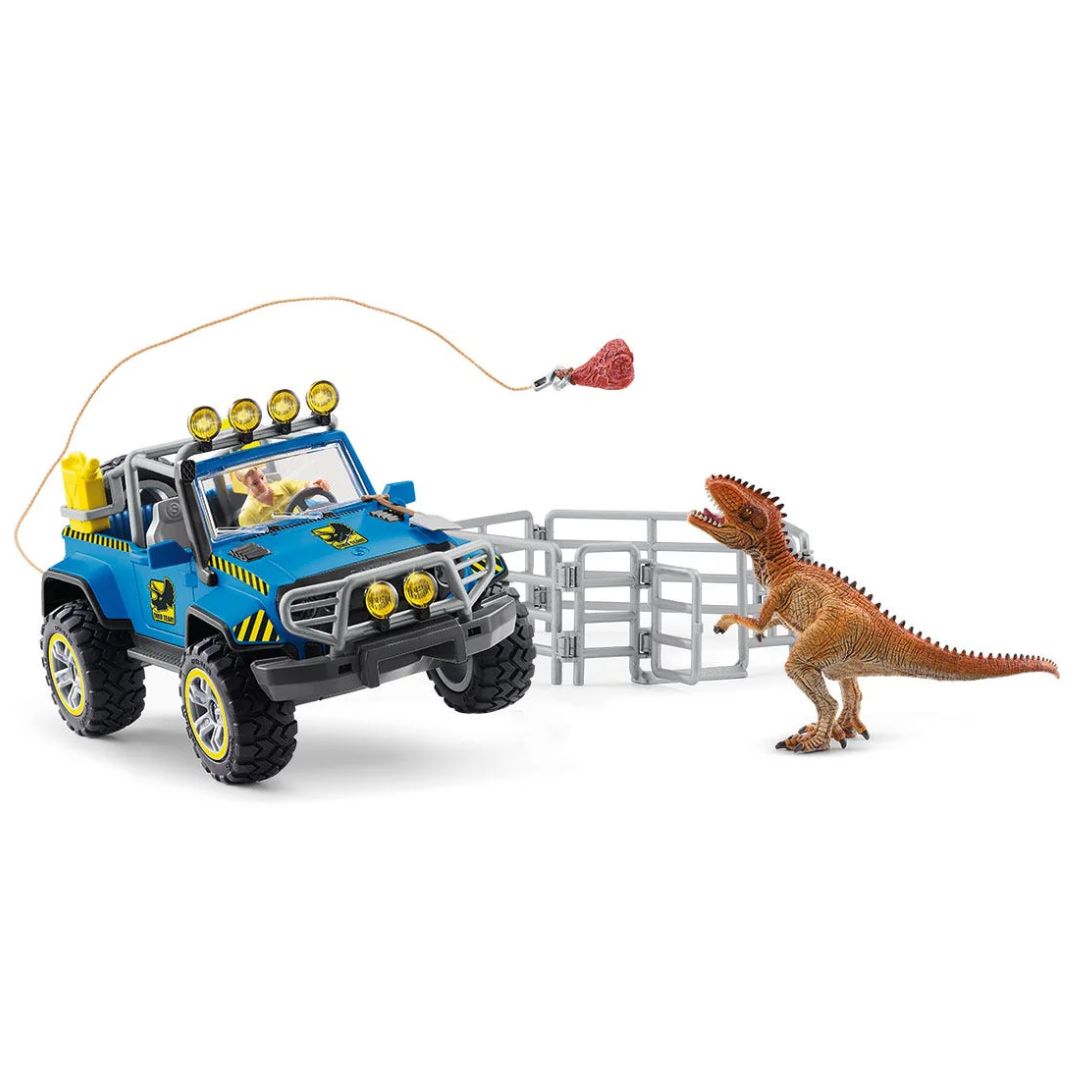 Schleich Dinosaurs Jeep Set