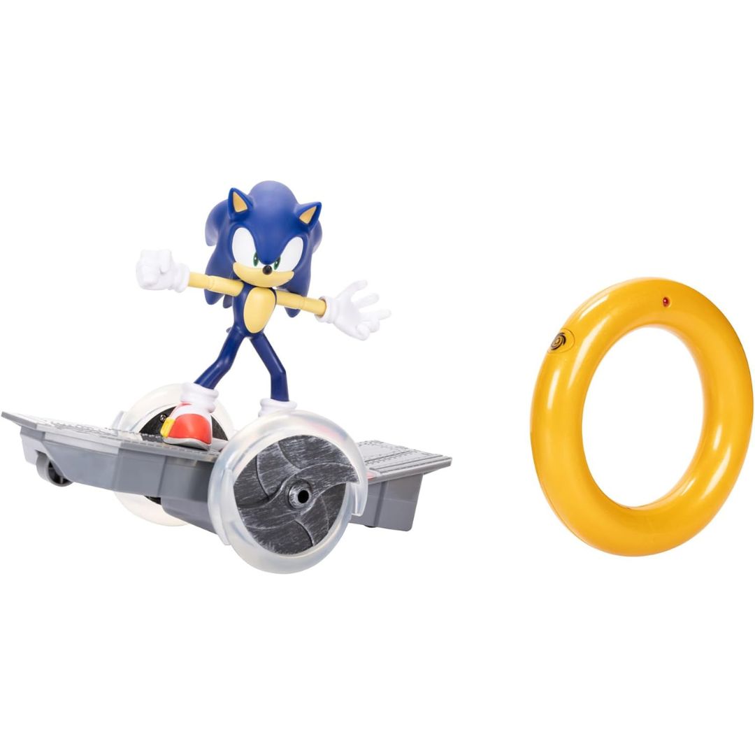 Sonic The Hedgehog Speed RC Skateboard Vehicle with Gold Ring