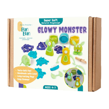 Funbun Glowy Monster Playdough Kit