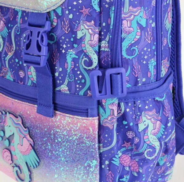 Smiggle Foldover Sea Horse Backpack