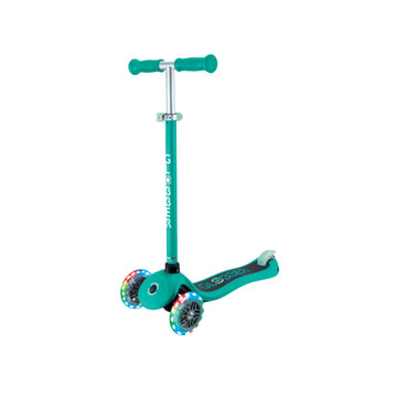 Globber Primo Lights 3-Wheel Scooter - Emerald Green