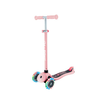 Globber Primo Lights 3-Wheel Scooter - Pastel Pink