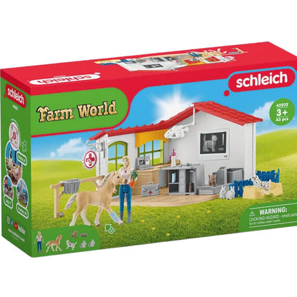 Schleich Farm World Veterinary Clinic Playset