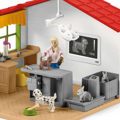 Schleich Farm World Veterinary Clinic Playset