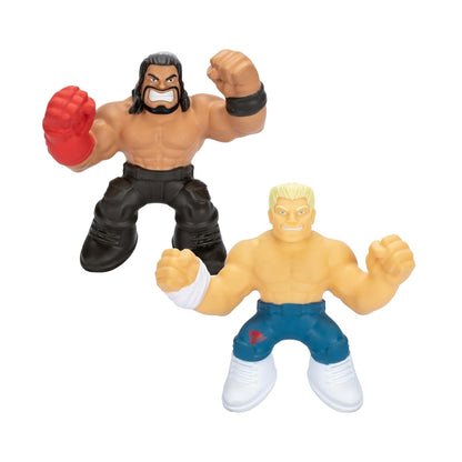 Heroes of Goo Jit Zu Stretchy Superstars Roman Reigns Vs Cody Rhodes