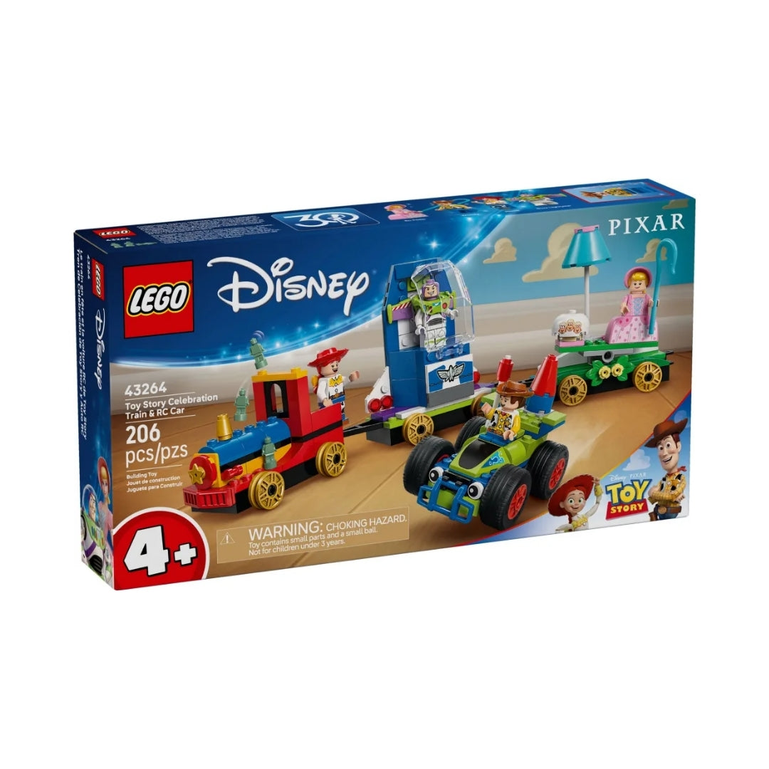 Lego Disney Toy Story Train & Rc Car - 206 Pcs