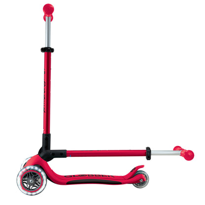 Globber Primo Foldable Lights Scooter Red
