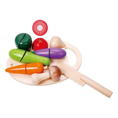 Classic World Wooden Cutting Vegetables