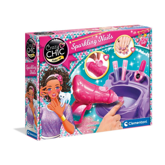 Clementoni Crazy Chic Glitter Nail Art playset