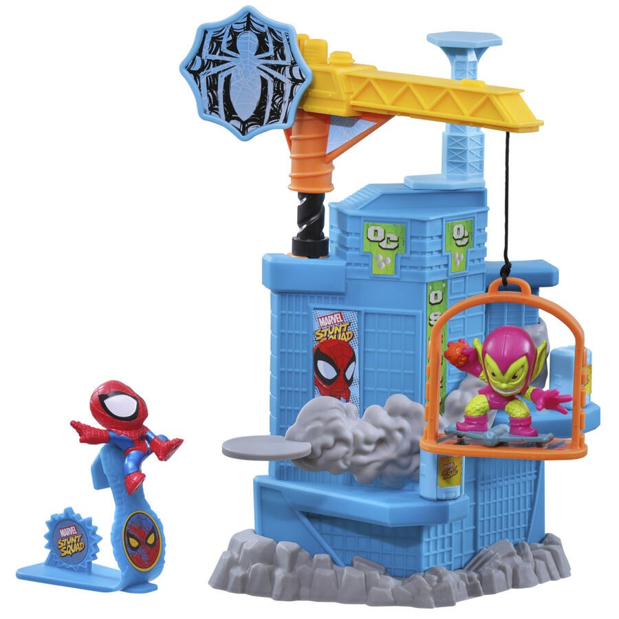 Marvel Stunt Squad Smashin’ Heroes Playset Assorted