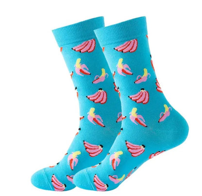 Noxxiez Soxxiez Banana Blue Socks