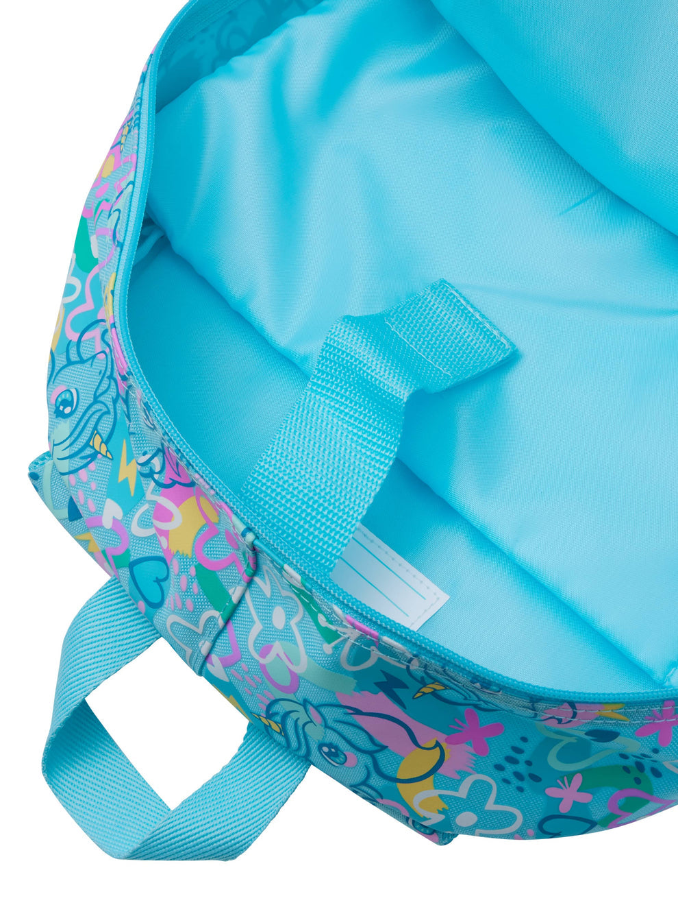 Smiggle Blue Unicorn Classic Backpack 18'