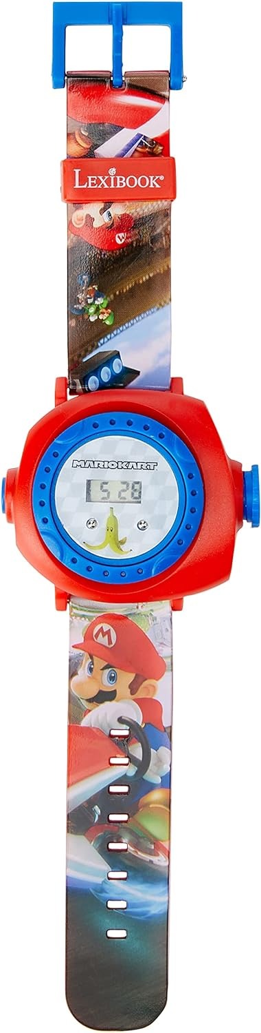 Lexibook Nintendo Mario Kart projection watch digital screen