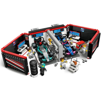 Lego City F1 Garage & Mercedes-AMG & Alpine Cars