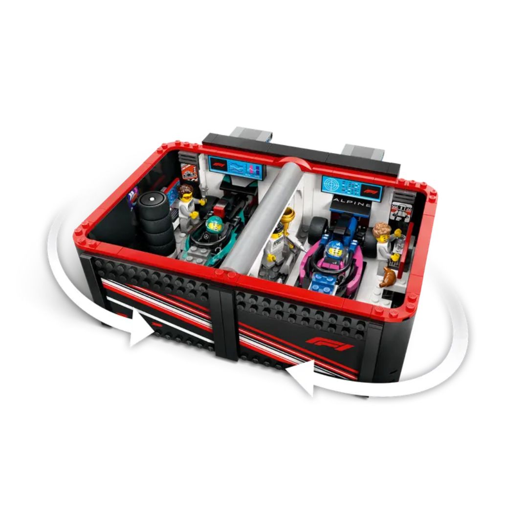 Lego City F1 Garage & Mercedes-AMG & Alpine Cars