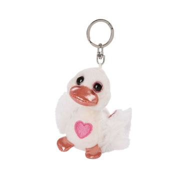 Nici Love Classic Love Swan White Keyring