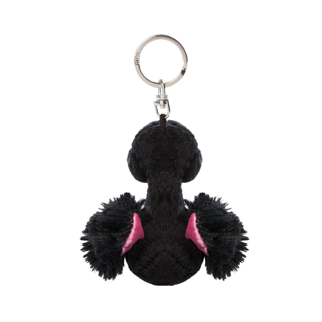 Nici Love Classic Love Swan Black Keyring
