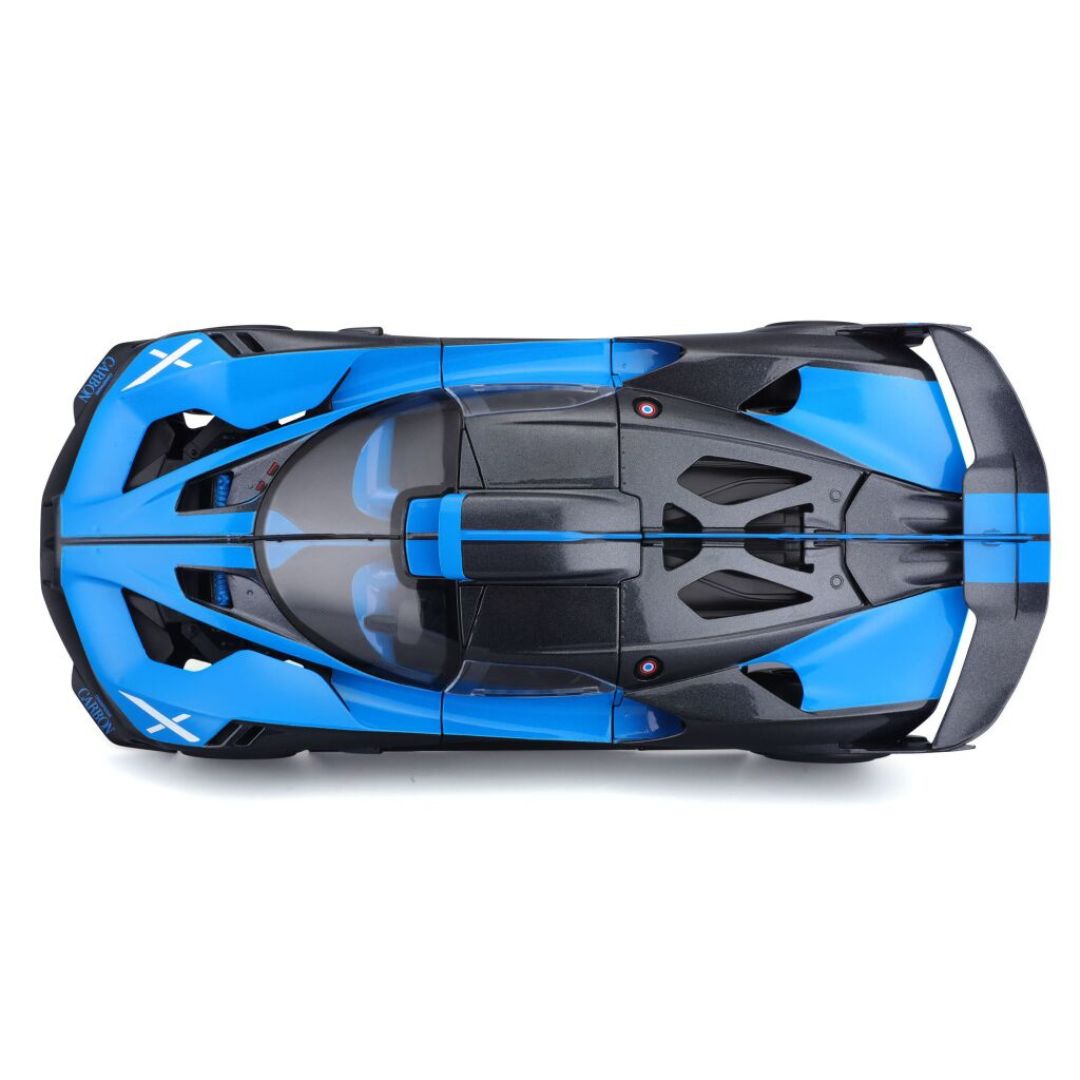 Burago Bugatti Bolide W16.4 Blue/Carbon