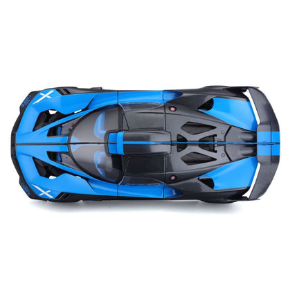 Burago Bugatti Bolide W16.4 Blue/Carbon