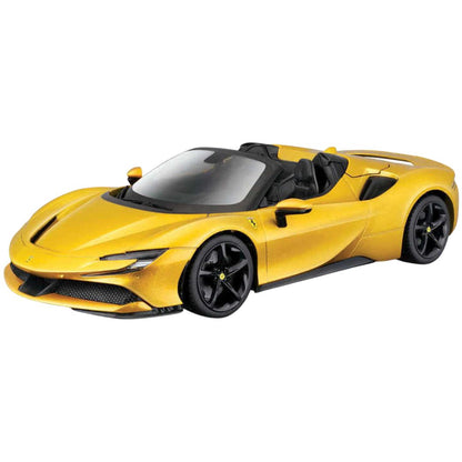 Burago Ferrari SF90 Spider R&P - Gold 1:18 Scale Diecast Model Car