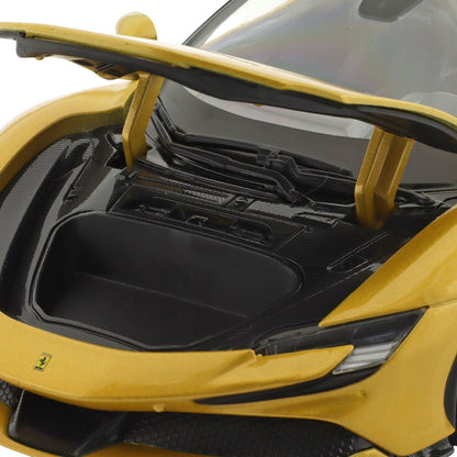 Burago Ferrari SF90 Spider R&P - Gold 1:18 Scale Diecast Model Car