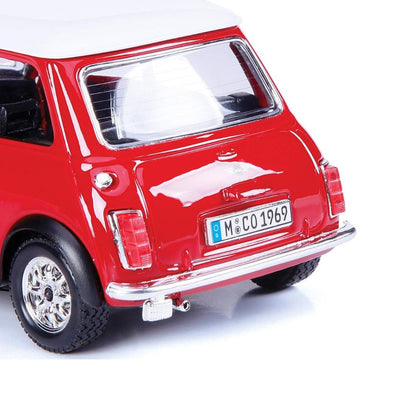 Burago 1969 Old Mini Cooper Diecast Model Car